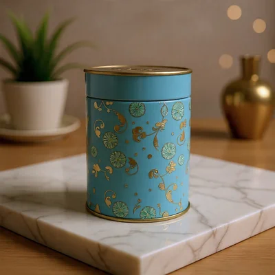 Printed Tin Container | Printed Tin Air Tight Container 5.9inch chennai omr
