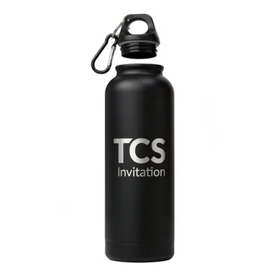 Black gym sipper bottle for fitness workout